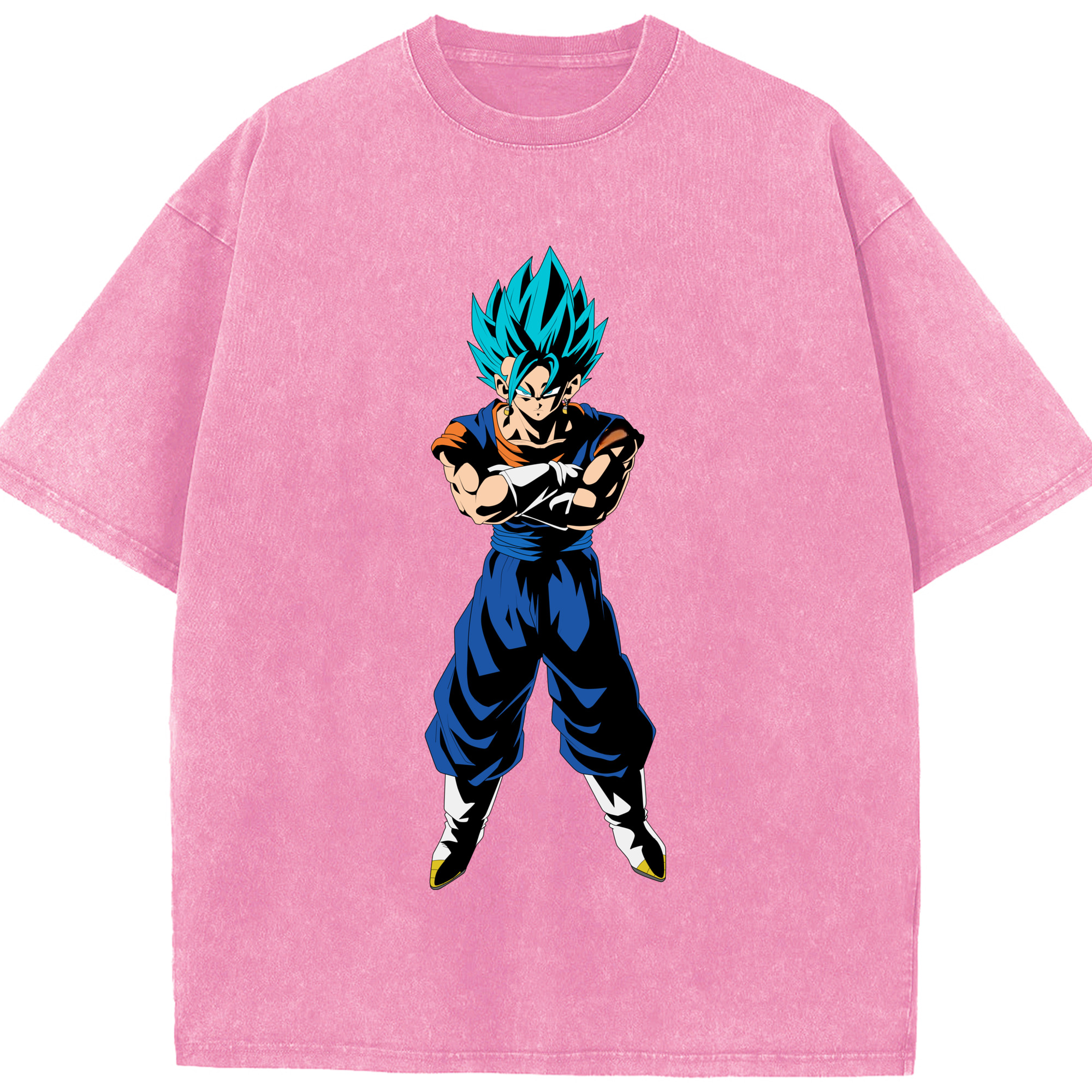 （画像用） ドラゴンボール ベジット DRAGON BALL Vegetto 綿100% ヴィンテージ風 半袖Tシャツ（フロントプリント）